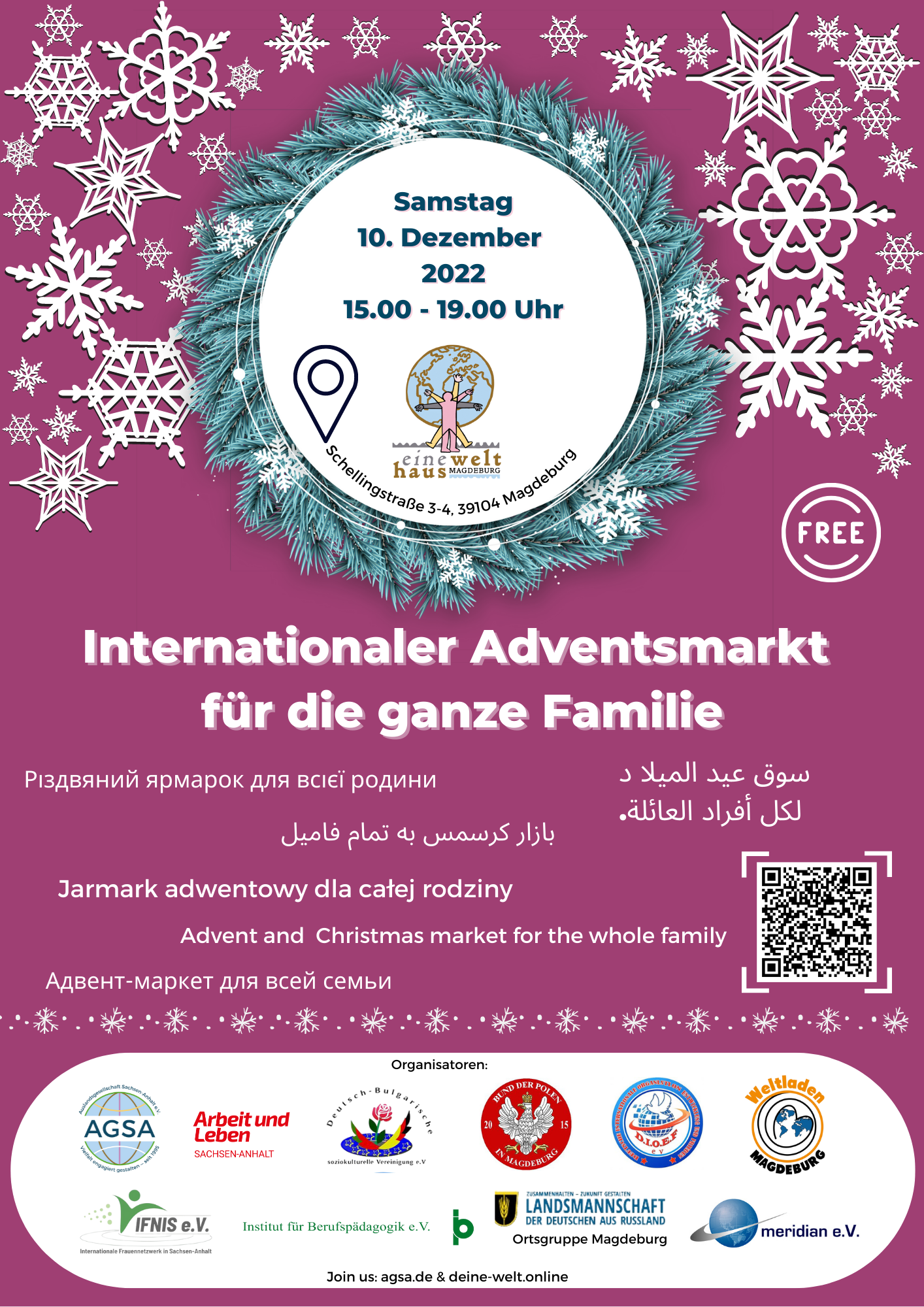 Adventsmarkt PlakatA3