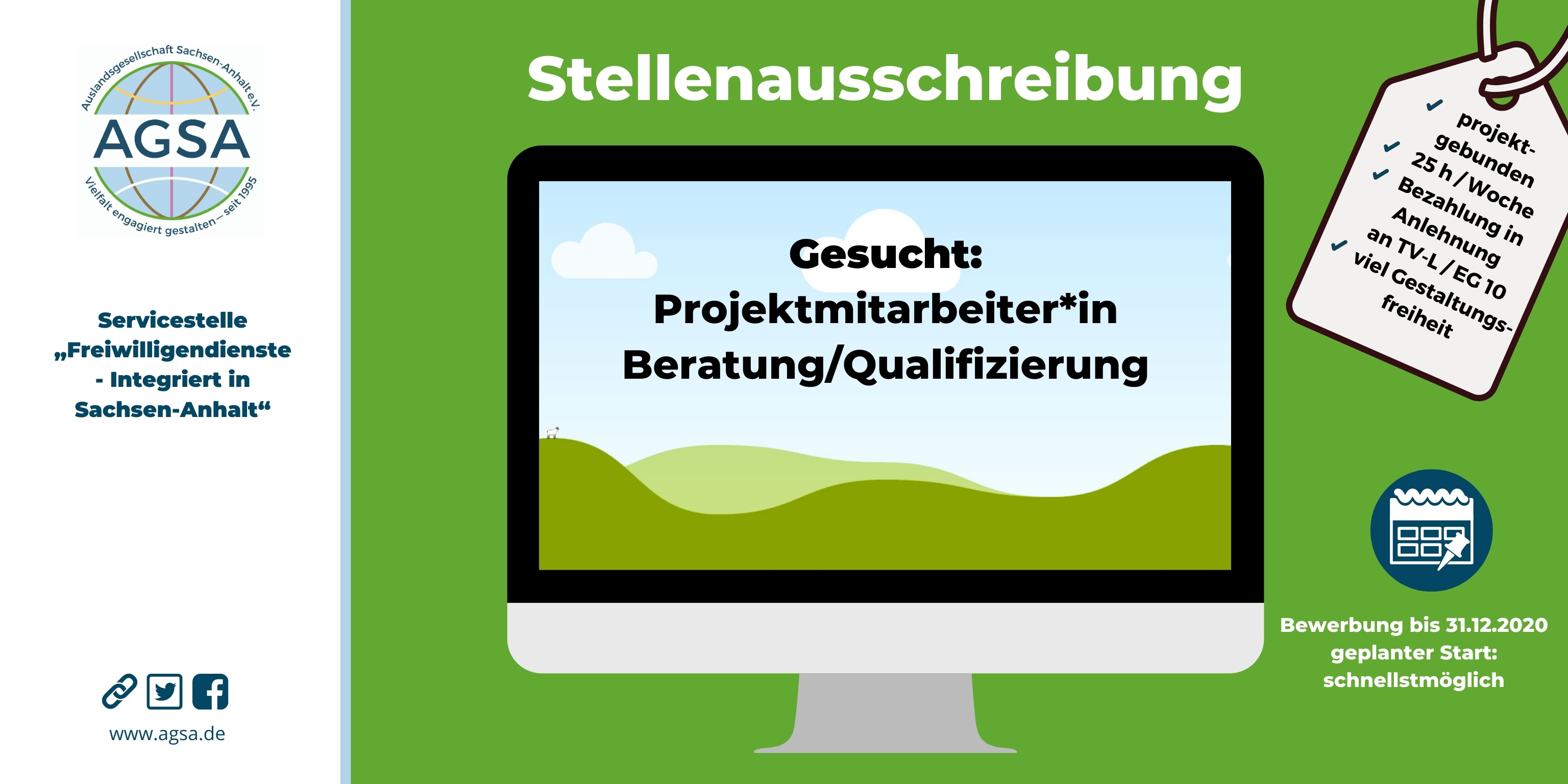 Freiwilligendienste Stellenangebot
